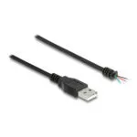 DeLock Καλώδιο USB-A male - Ατερμάτιστο 1m 64184 1τμχ