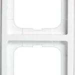 Abb Future Πλαίσιο Διακόπτη 2 Θέσεων Κάθετης Τοποθέτησης σε Λευκό Χρώμα 46035