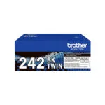 Brother TN-242BK Γνήσιο Toner Laser Εκτυπωτή Μαύρο 2500 Σελίδων TN-242BKTWIN