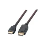 EFB Cable DisplayPort male - HDMI male 3m Μαύρο (K5561SW.3V2)
