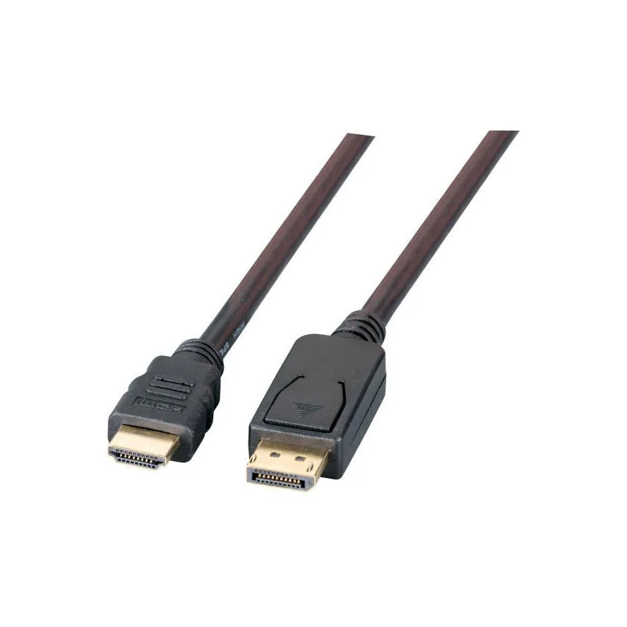 EFB Cable DisplayPort male - HDMI male 3m Μαύρο (K5561SW.3V2) - Image 1