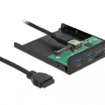 DeLock USB 3.2 Gen 1 / 1x USB Type-C + 2x USB Type-A + SD and Micro SD