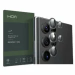 Hofi Camring Pro+ Προστασία Κάμερας Tempered Glass Μαύρο για το Galaxy S22 Ultra 5G