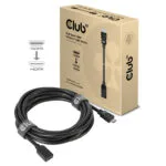 Club3D HDMI 2.0 Premium High Speed 4K 60Hz HDR Cable HDMI male - HDMI female 5m Μαύρο CAC-1325