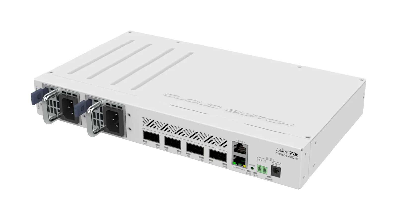 MikroTik CRS504-4XQ-IN Managed L2 Switch με 5 Θύρες Ethernet - Image 1