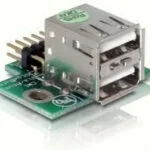 DeLock USB Connector USB Pinheader male to 2x USB2.0 female 1τμχ 41763