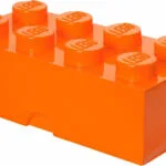 LEGO Παιδικό Κουτί Αποθήκευσης από Πλαστικό 8-Stud Πορτοκαλί 50x25x17cm 40041760