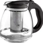 Lamart Βραστήρας με Φίλτρο Γυάλινος Μαύρη 1500ml LT7027