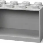 Παιδικό Ράφι Κουτί Wall Landscape 8 Studs Δαπέδου Grey 31.8x15.9x21.1εκ. 41151740
