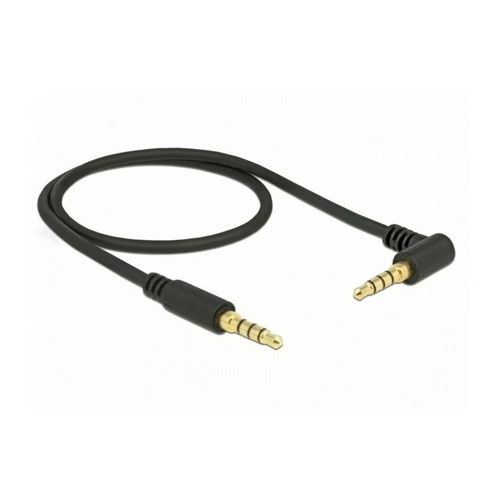DeLock Καλώδιο Ήχου TRRS 3.5mm male - 3.5mm male Μαύρο 1m 85610 - Image 1