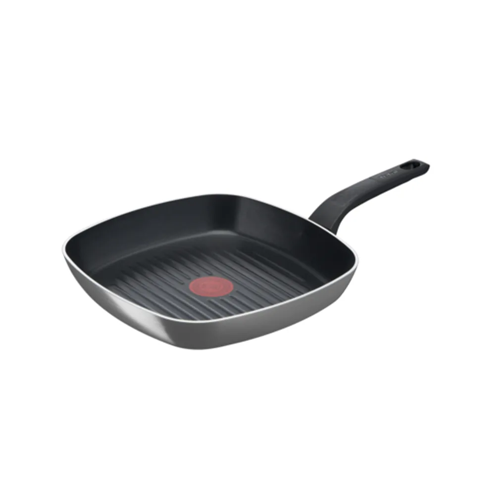 20220510173147_tefal_easy_plus_griliera_apo_alouminio_me_antikollitiki_epistrosi_26cm_b56940.jpeg Tefal Easy Plus Γκριλιέρα από Αλουμίνιο με Αντικολλητική Επίστρωση 26cm B56940 - Image 1