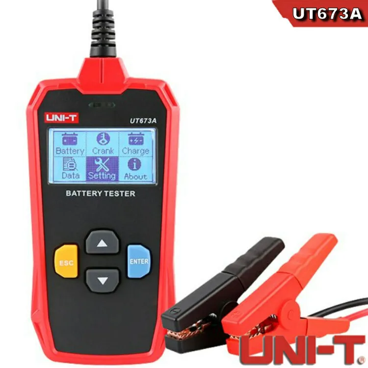 20220513093059_uni_t_ut673a_analogiko_battery_tester_me_krokodeilakia_12_24v.jpeg Uni-T UT673A Αναλογικό Battery Tester με Κροκοδειλάκια 12/24V - Image 1