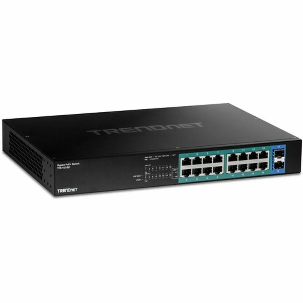 Trendnet TPE-TG182 Unmanaged L2 PoE+ Switch με 16 Θύρες Gigabit (1Gbps) Ethernet και 2 SFP Θύρες - Image 1