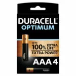 Duracell Optimum Αλκαλικές Μπαταρίες AAA 1.5V 4τμχ D-231869