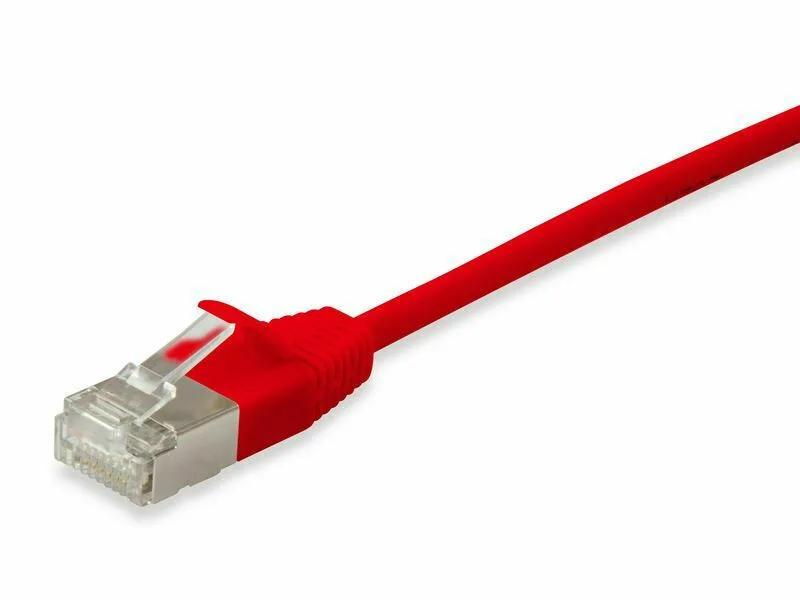 Equip F/FTP Cat.6a (Gigabit) Καλώδιο Δικτύου Ethernet 0.5m Κόκκινο 606143 - Image 1