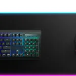 SteelSeries Qck Prism Cloth Gaming Mouse Pad XXL (900mm) με RGB Φωτισμό Μαύρο 63826
