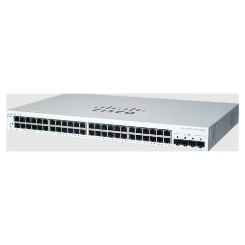 20220610112709_cisco_cbs220_48t_4g_managed_l2_switch_me_48_thyres_ethernet_kai_4_sfp_thyres.jpeg Cisco CBS220-48T-4G Managed L2 Switch με 48 Θύρες Ethernet και 4 SFP Θύρες - Image 1