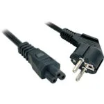 Lindy Schuko - IEC C5 Cable 3m Μαύρο 30406