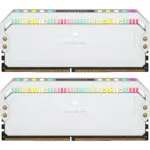 Corsair Dominator Platinum RGB DDR5 32GB RAM με 2x16GB Modules και Ταχύτητα 6200 για Desktop CMT32GX5M2X6200C36W