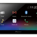 Pioneer Ηχοσύστημα Αυτοκινήτου 2DIN (Bluetooth/USB/AUX/WiFi/GPS/Apple-Carplay/Android-Auto) με Οθόνη Αφής 6.8" DMH-A340DAB