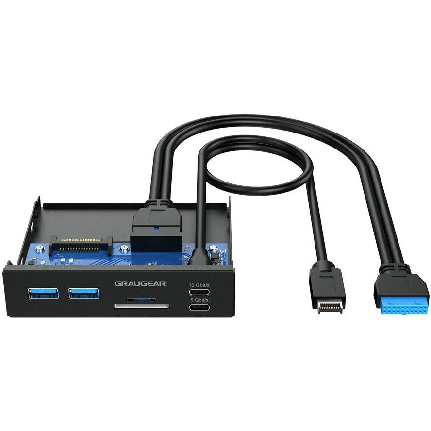 20220623121424_graugear_g_mp01cr_usb_hub_card_reader_multi_type_c.jpeg Graugear G-MP01CR USB-HUB+Card Reader Multi / Type-C - Image 1