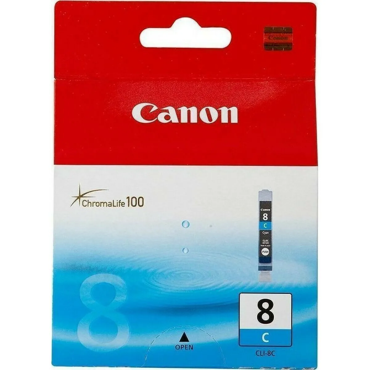 Canon CLI-8 Γνήσιο Μελάνι Εκτυπωτή InkJet Κυανό (0621B001) - Image 1