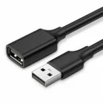 Ugreen USB 2.0 Cable USB-A male - USB-A female Μαύρο 0.5m (10313)