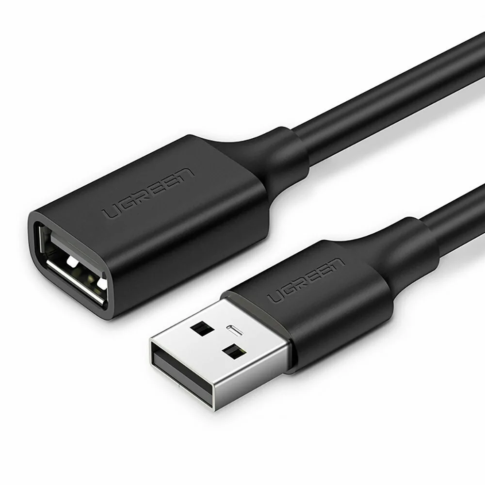 Ugreen USB 2.0 Cable USB-A male - USB-A female Μαύρο 0.5m (10313) - Image 1