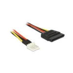 DeLock 15-Pin Sata - 4-Pin Floppy Cable 0.24m Πολύχρωμο 83877