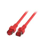 EFB S/FTP Cat.6 (Gigabit) Καλώδιο Δικτύου Ethernet 0.15m Κόκκινο K5512.0.15