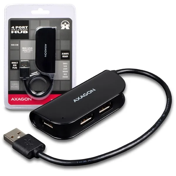 20220704165134_axagon_usb_2_0_hub_4_thyron_me_syndesi_usb_a_hue_x4b.jpeg Axagon Hub 4 Θυρών USB 2.0 με σύνδεση USB-A HUE-X4B - Image 1