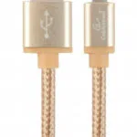 Cablexpert Braided USB to Lightning Cable Χρυσό 1.8m (CCB-MUSB2B-AMLM-6-G)