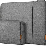 Inateck 360° Protection Σετ με Τσαντάκι Αδιάβροχη Θήκη για Laptop 13" σε Γκρι χρώμα