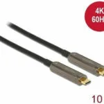 DeLock USB 2.0 Cable USB-C male - USB-C Μαύρο 10m 84103