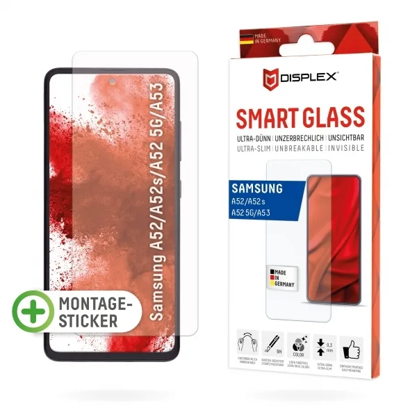 Displex Smart 2D Easy-On Tempered Glass (Galaxy A52 / A52s) - Image 1