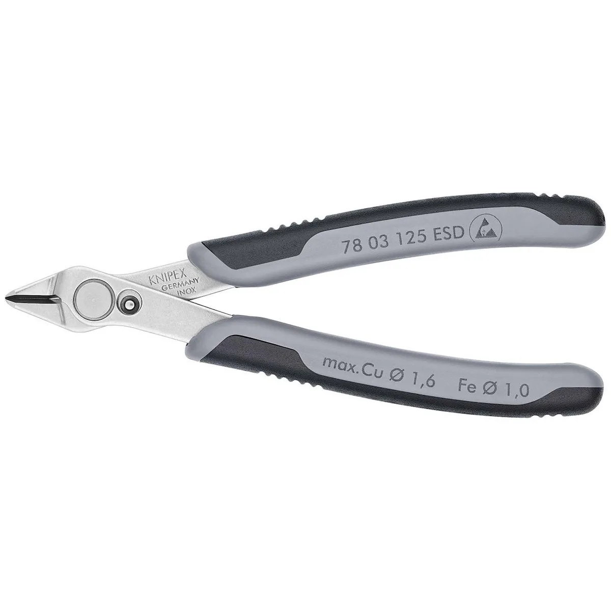20220714165413_knipex_plagiokoftis_mikous_125mm_7803125esd.jpeg Knipex Πλαγιοκόφτης ESD Μήκους 125mm 78 03 125 ESD - Image 1