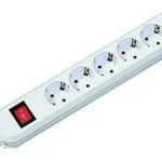 Bachmann Smartline 6 Πολύπριζο 6 Θέσεων με Διακόπτη και Καλώδιο 1.5m 381.250K