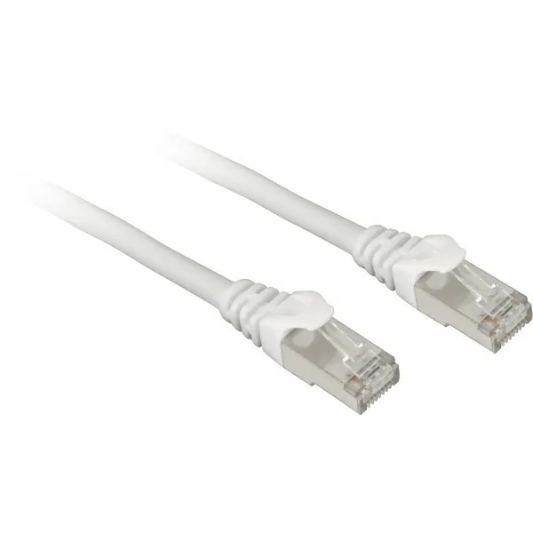 Sharkoon S/FTP Cat.7a (10Gbps) Καλώδιο Δικτύου Ethernet 2m Λευκό - Image 1