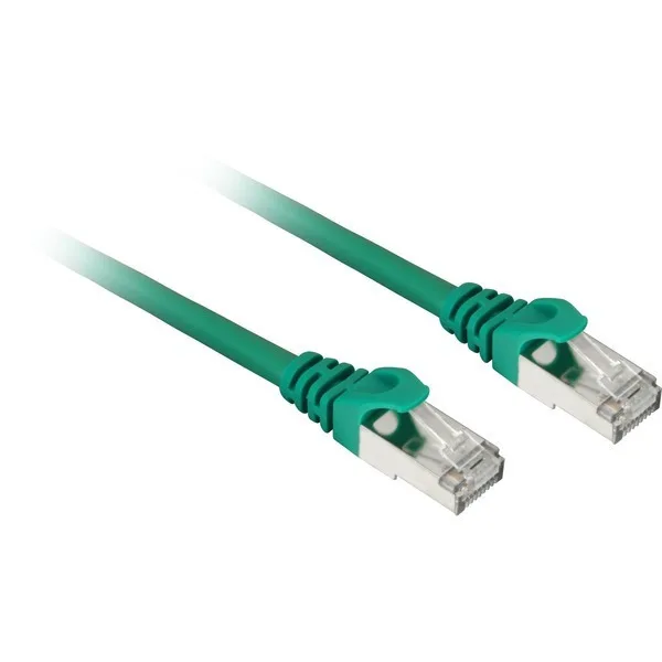 Sharkoon S/FTP Cat.7a (10Gbps) Καλώδιο Δικτύου Ethernet 0.5m Πράσινο - Image 1