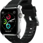 Nomad Rugged Λουράκι Σιλικόνης Ασημί (Apple Watch 42/44/45mm)