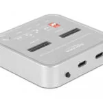 DeLock Docking Station Σκληρών Δίσκων PCIe/SATA M.2(2280)" με σύνδεση USB-C (64138)