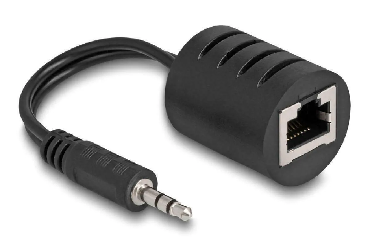 DeLock Μετατροπέας 3.5mm male σε RJ-45 female 2τμχ 87858 - Image 1