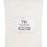 WoodWick Αρωματικό Κερί σε Βάζο με Άρωμα White Tea & Jasmine Λευκό 609.5gr