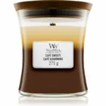WoodWick Αρωματικό Κερί Trilogy σε Βάζο με Άρωμα Café Sweets Καφέ 275gr