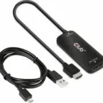 Club3D Μετατροπέας HDMI / micro USB male σε DisplayPort female 1τμχ CAC-1335