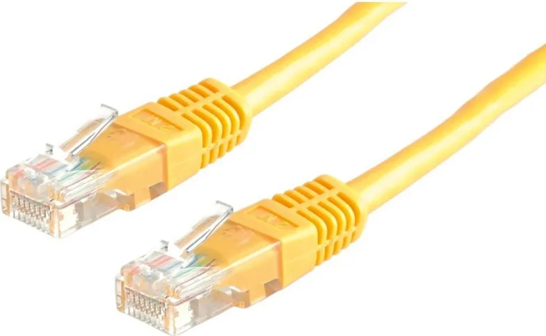 Roline U/UTP Cat.6 (Gigabit) Καλώδιο Δικτύου Ethernet 2m Κίτρινο 21.99.1542 - Image 1