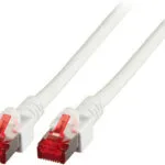 EFB S/FTP Cat.6 (Gigabit) Καλώδιο Δικτύου Ethernet 0.5m Λευκό K5518.05
