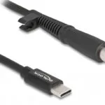 DeLock Καλώδιο τροφοδοσίας USB-C σε HP 4.5x3.0mm 1.5m (87972)