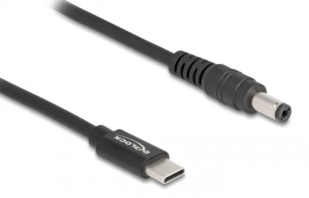 DeLock Καλώδιο τροφοδοσίας USB-C σε 5.5x2.1mm 1.5m (87977) - Image 1