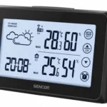 Sencor SWS 2850 Ασύρματος Μετεωρολογικός Σταθμός Ψηφιακός Επίτοιχος / Επιτραπέζιος Μαύρος